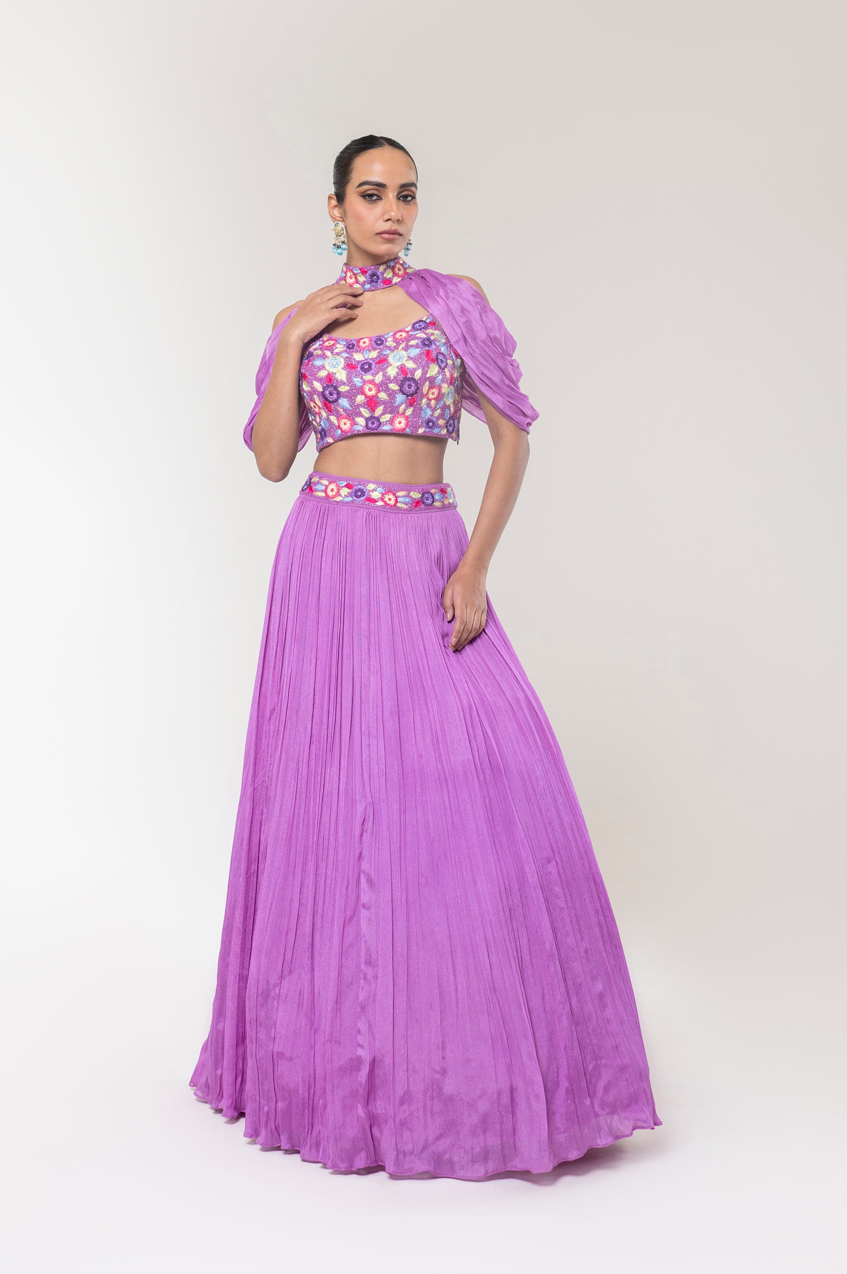 LILAC LEHENGA SET